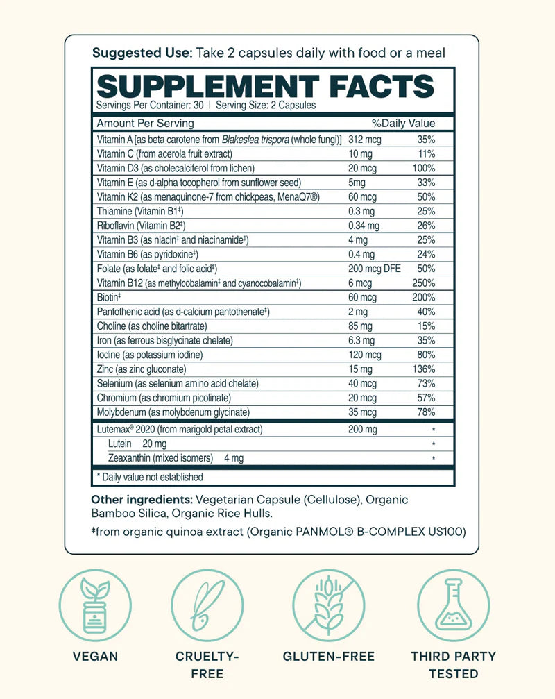 Plant-based   Multivitamin