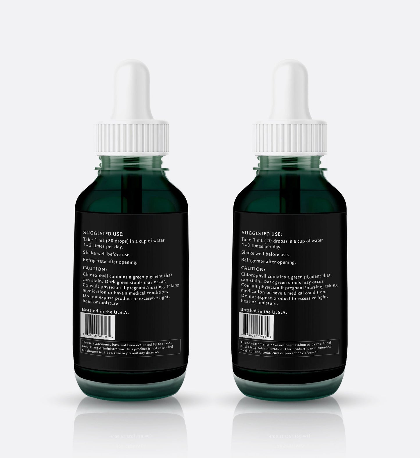 2 Pack: Chlorophyll Water Drops: SUPER CONCENTRATE Liquid Chlorophyll (240 Servings) with Electrolytes and Vitamins by Chlorophyll Water