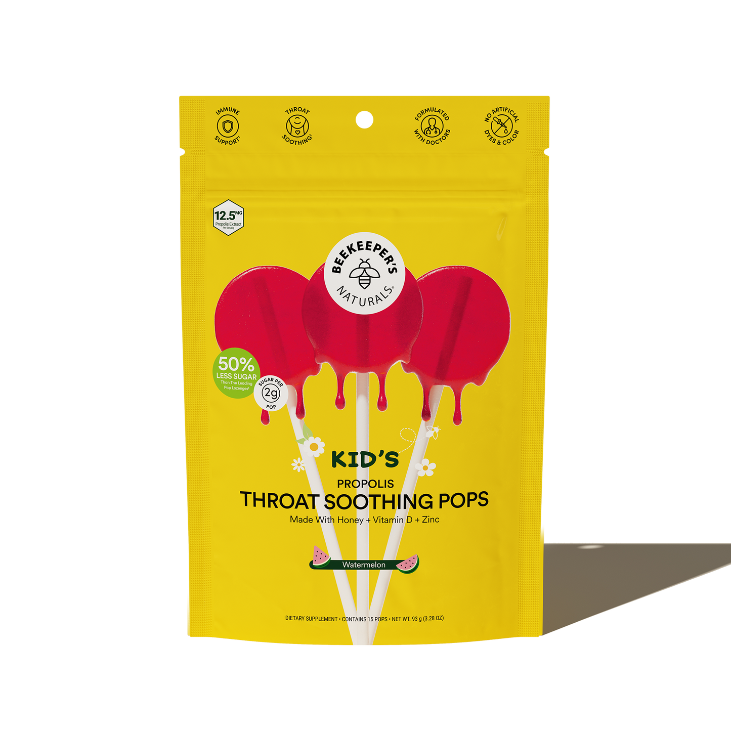Kid’s Throat Soothing Lollipops - Watermelon