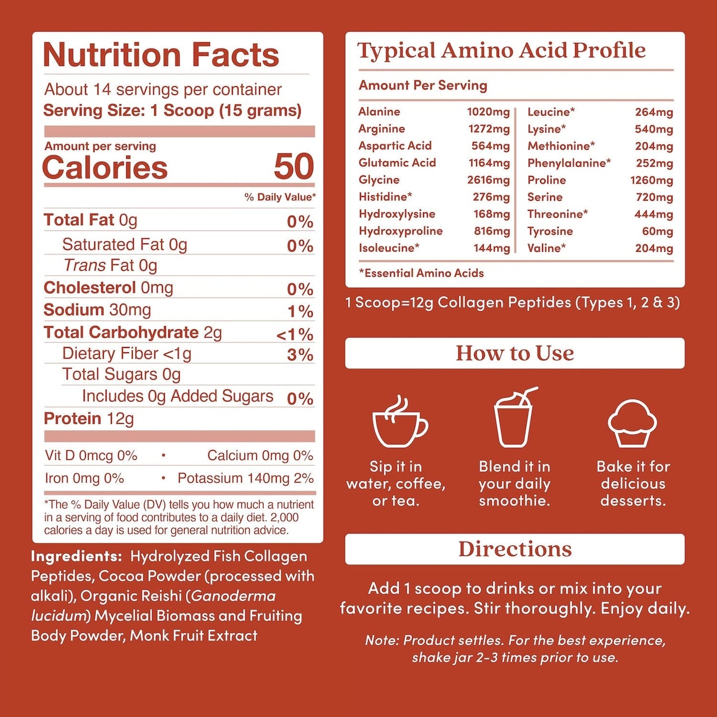 Chocolate Marine Collagen Powder
