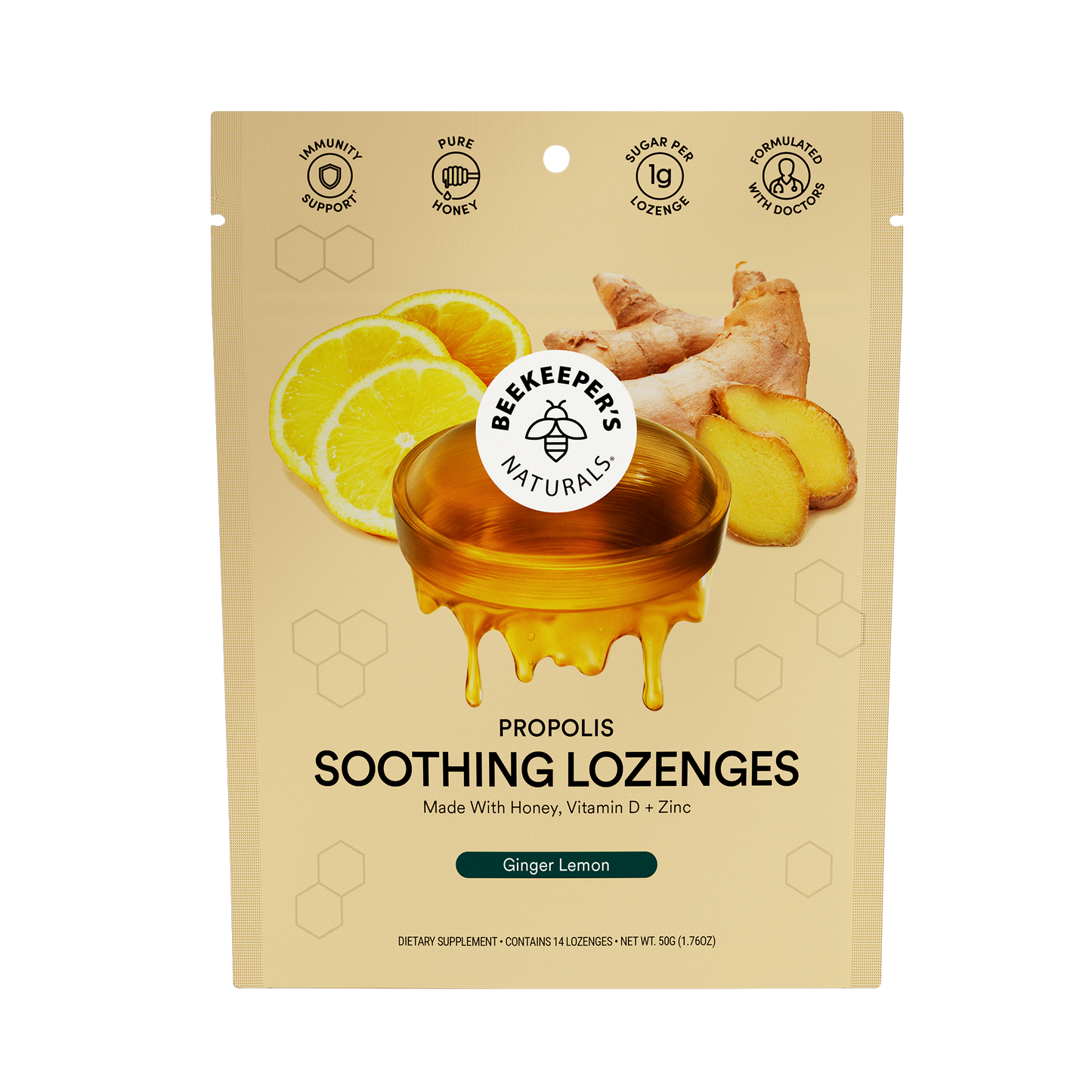 Ginger Lemon Soothing Lozenges